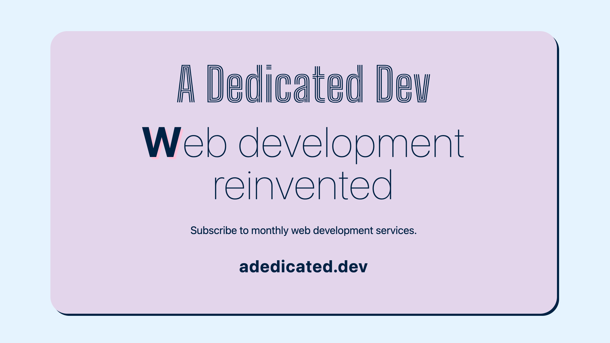 Un desarrollo dedicado - Suscribirse a servicios mensuales de desarrollo web media 2