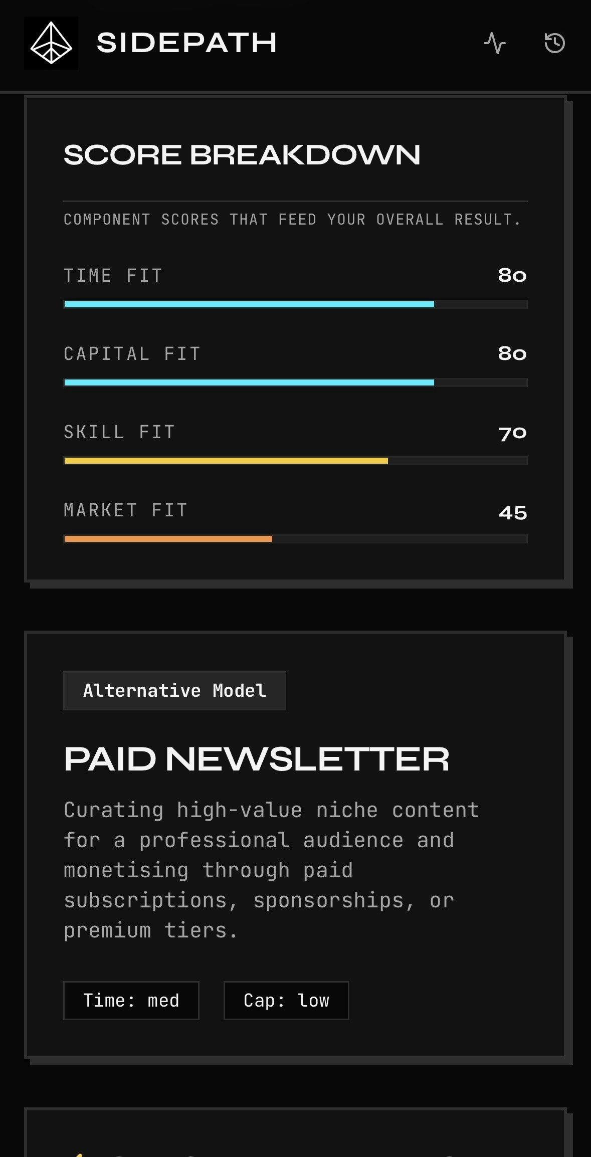 Sidepath — Find the right side hustle gallery image
