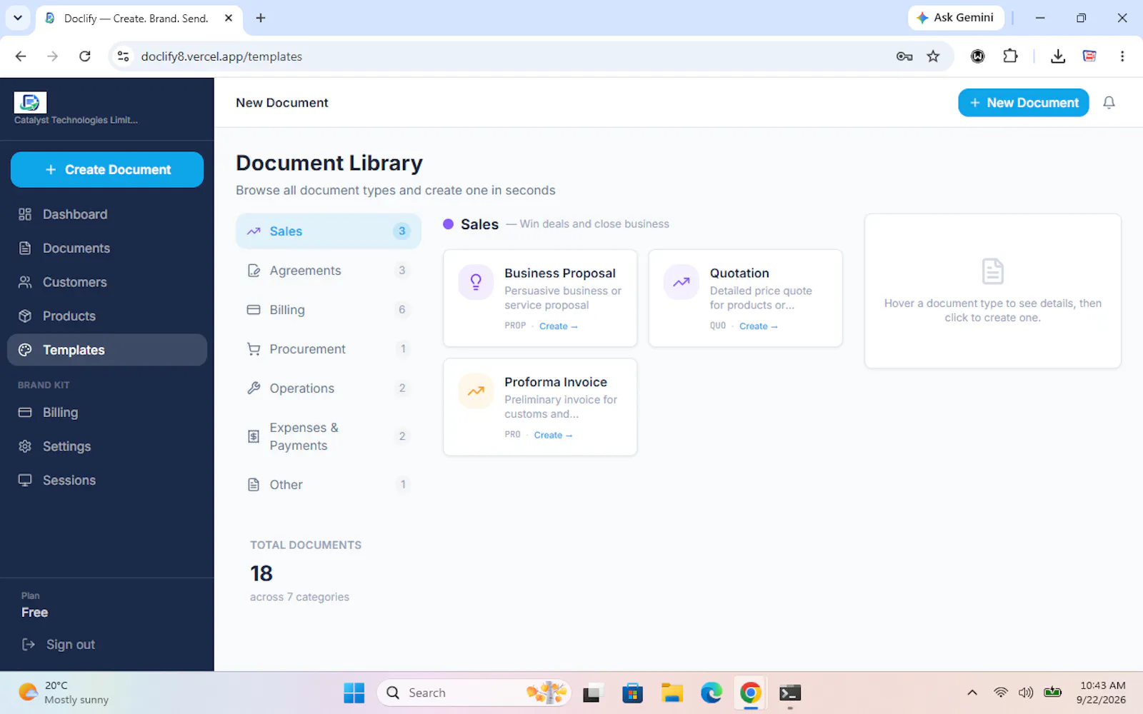 Doclify screenshot 1