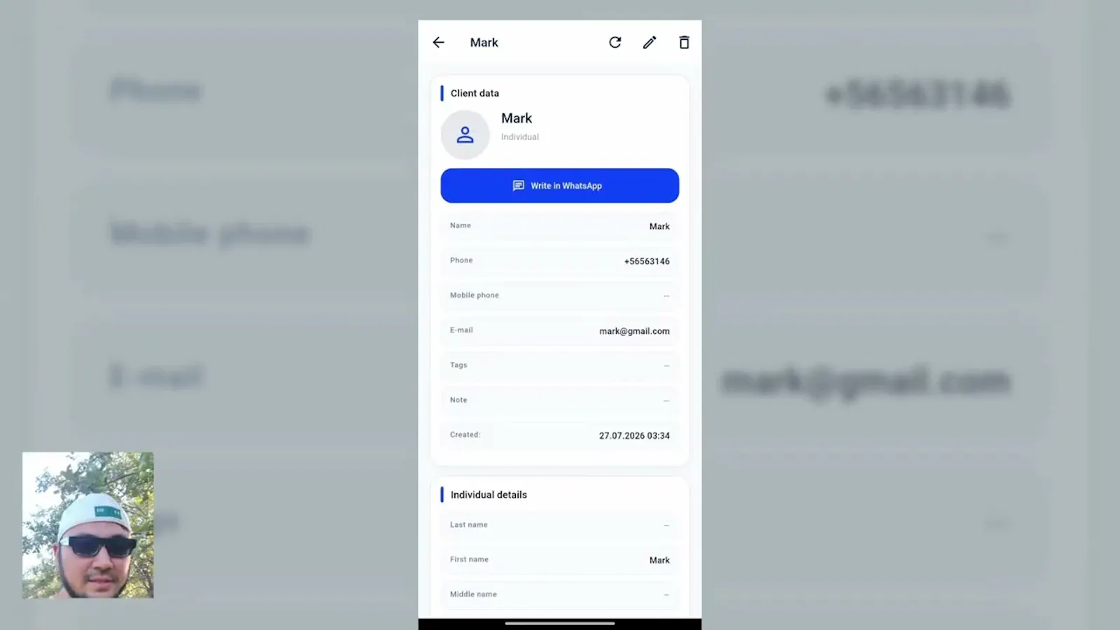 Juye: CRM for travel agencies screenshot 1 (video preview)