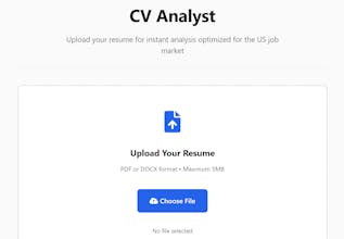 US Job Market Resume Analyzer gallery image