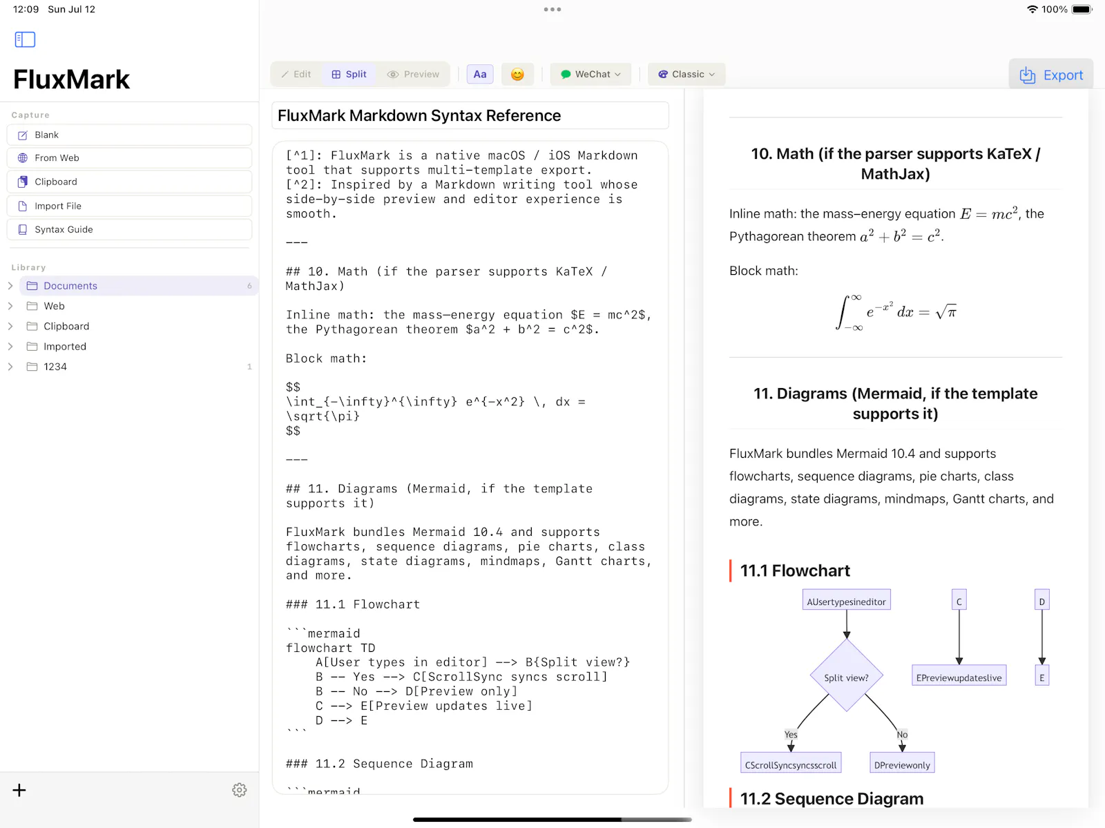 FluxMark screenshot 2