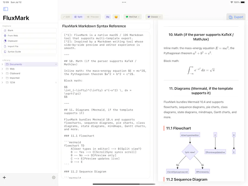 FluxMark screenshot 2