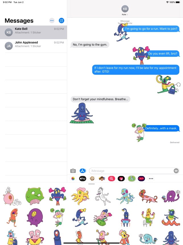 We're All Aliens Here iOS Sticker Pack gallery image