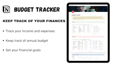 Budget Tracker | Notion Template gallery image