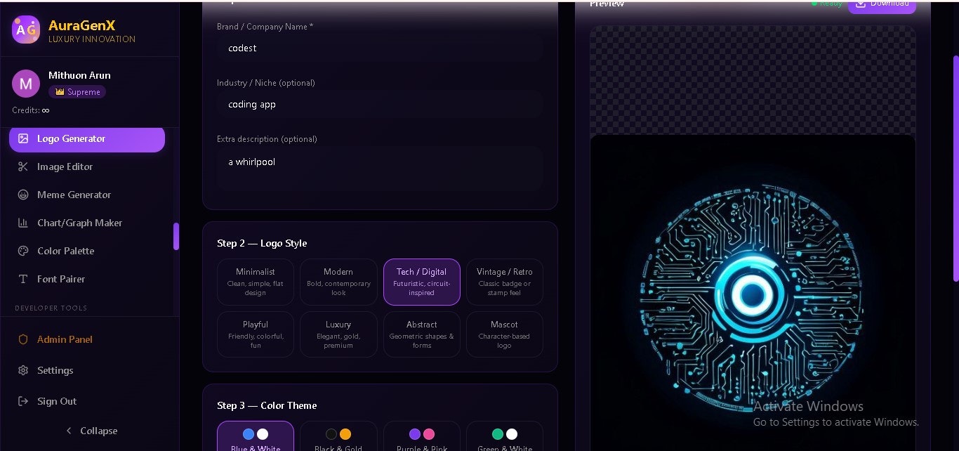 AuraGenX gallery image