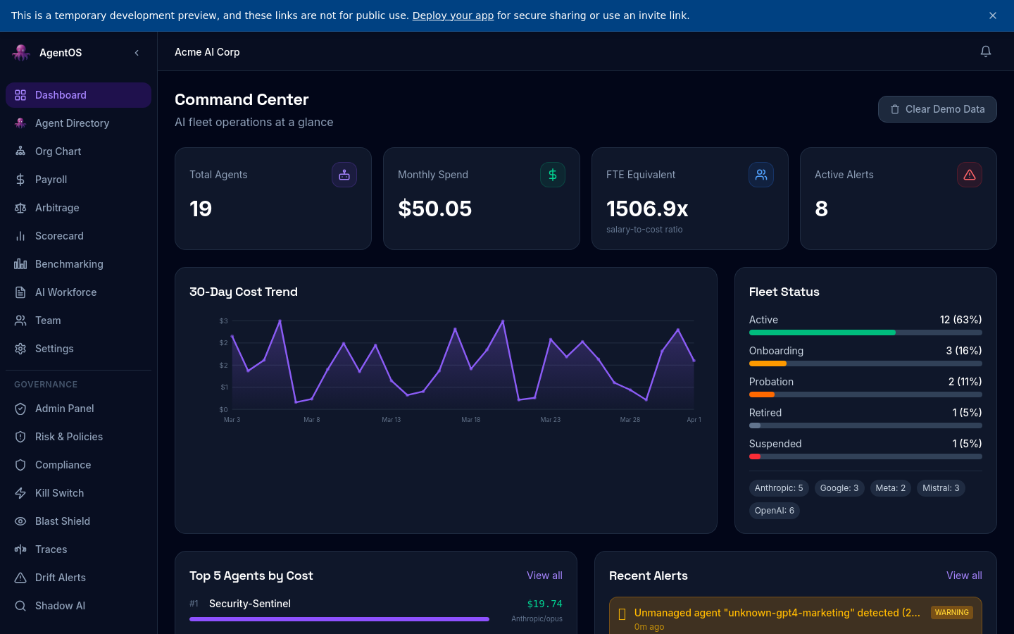 AgentOS gallery image