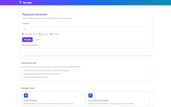 Tool Atlas: Free Online Toolbox gallery image