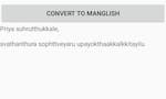 Malayalam to Manglish Converter image