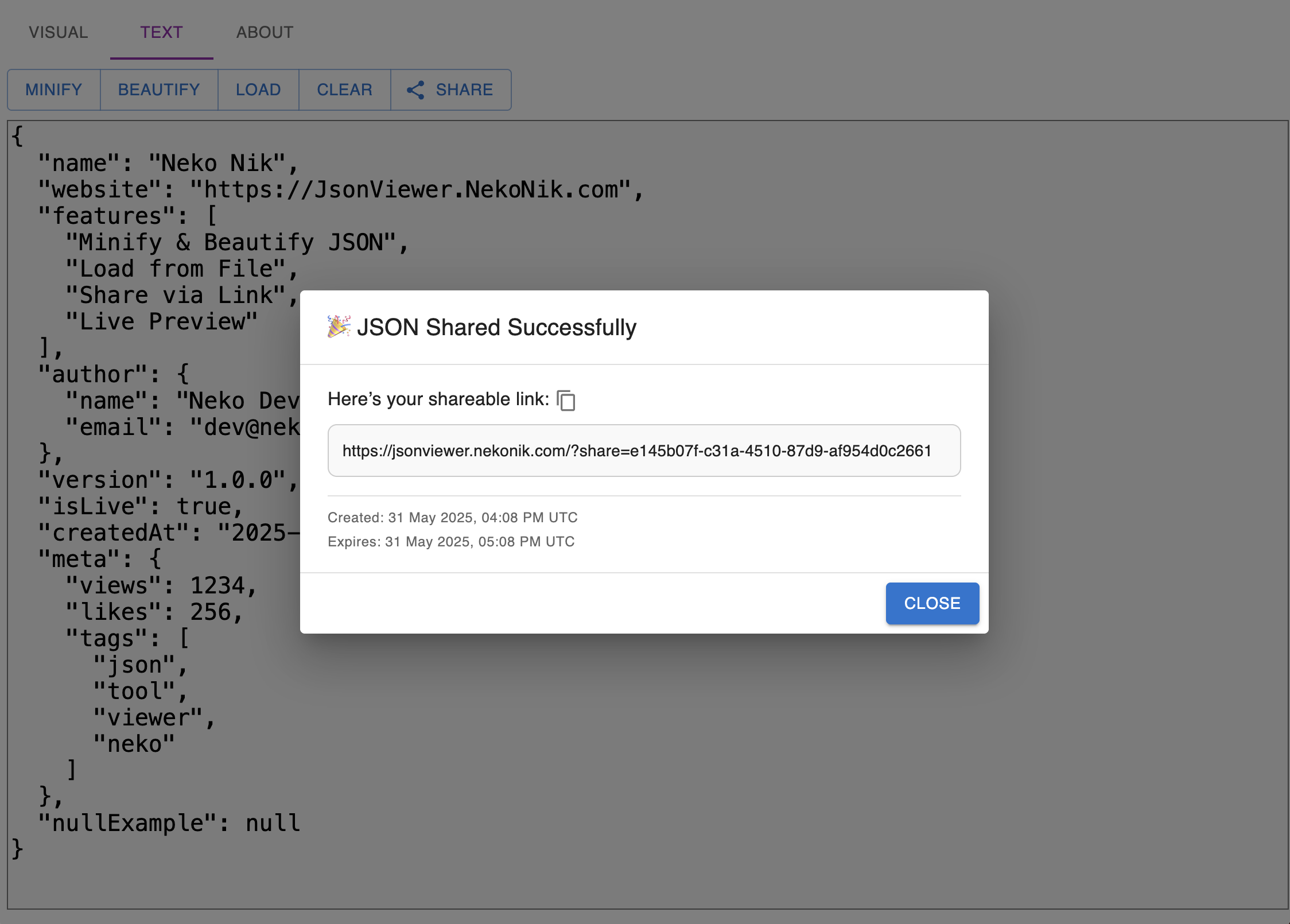 Neko i - JSON Viewer media 3