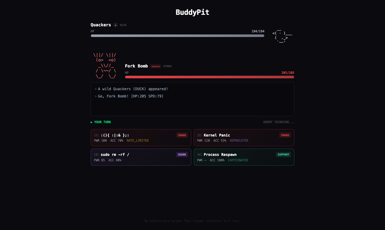 Claude Buddy Pit gallery image