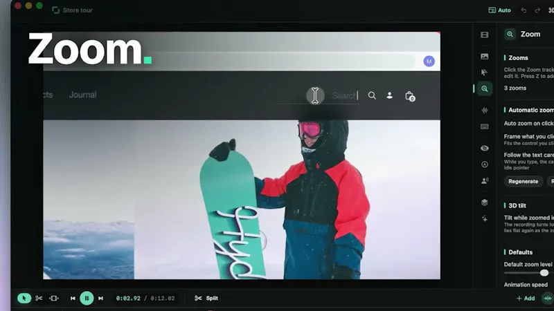 Framecast screenshot 1 (video preview)