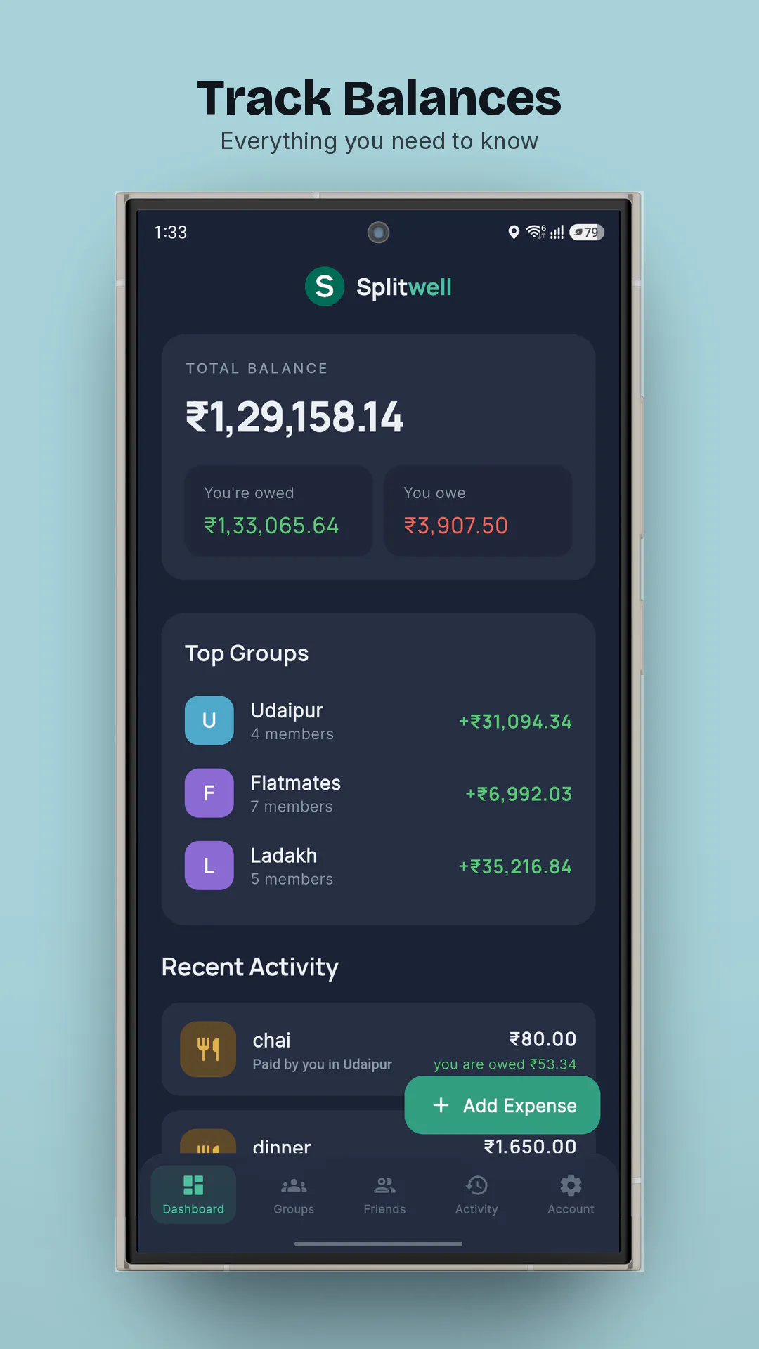 Splitwell: Split expenses gallery image