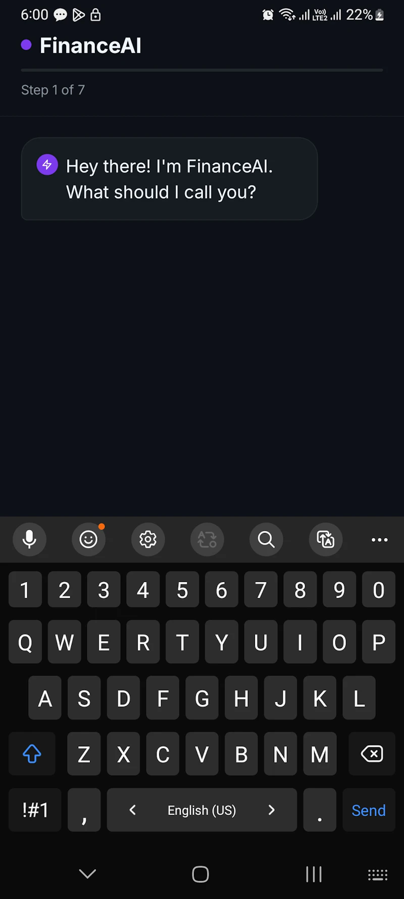 FinanceAI screenshot 1