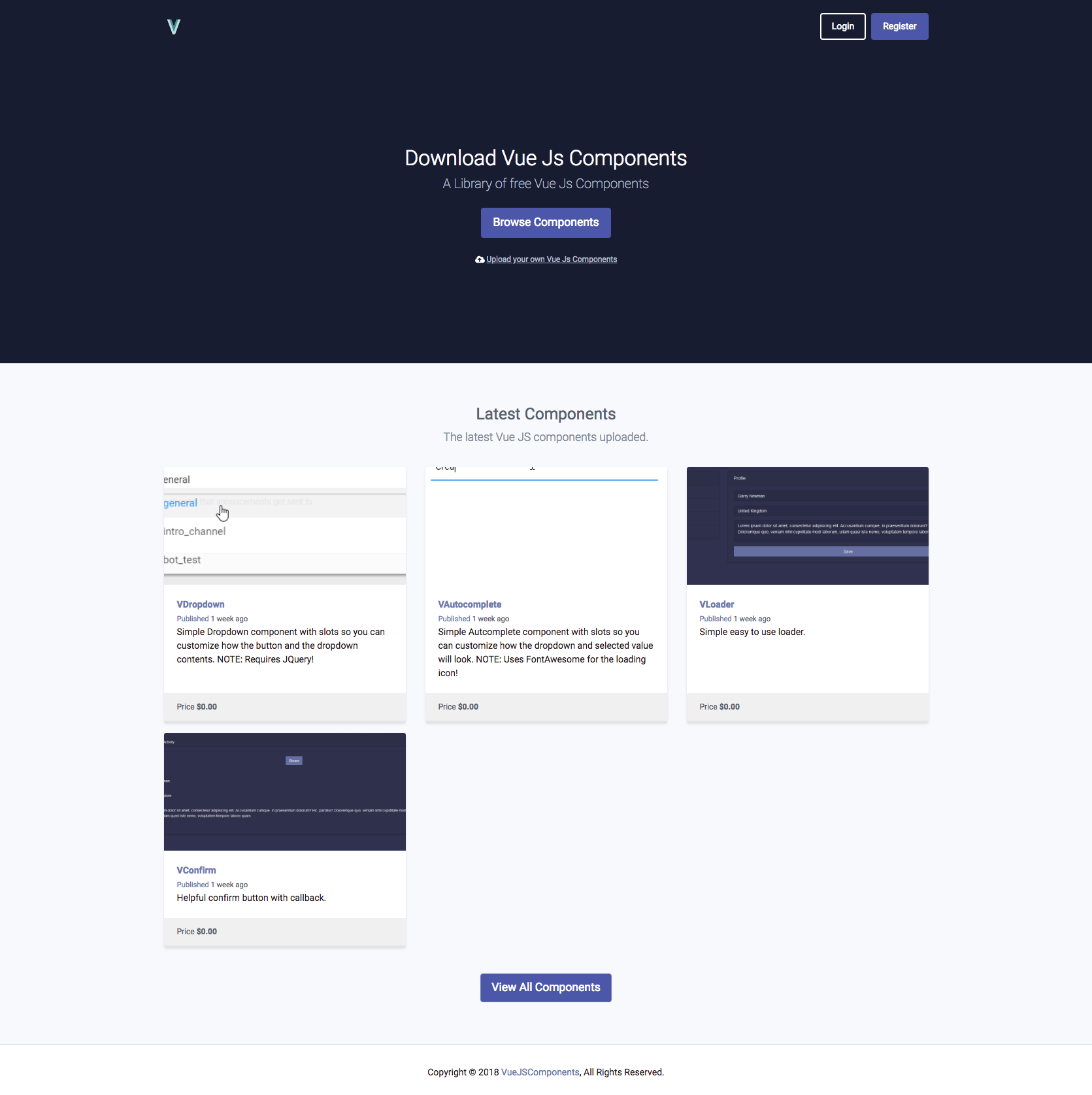 Vue Js Components gallery image