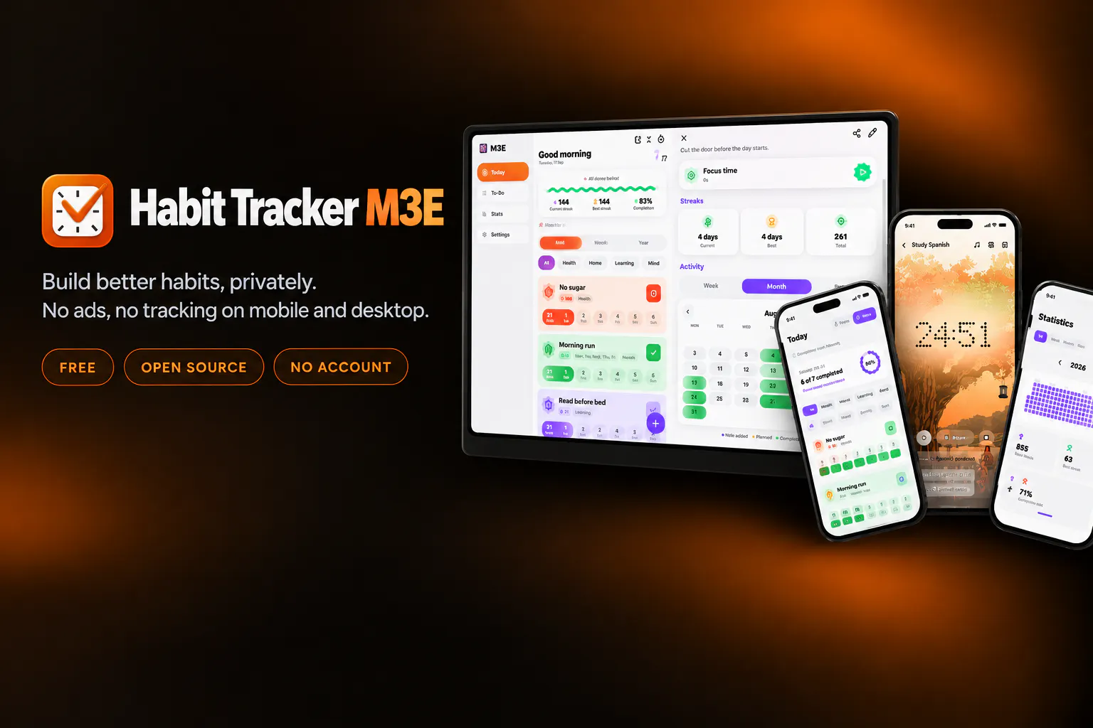 Habit Tracker M3E