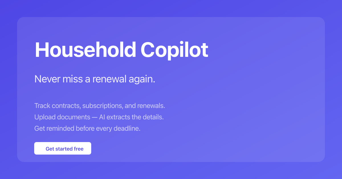 Household Copilot gallery image