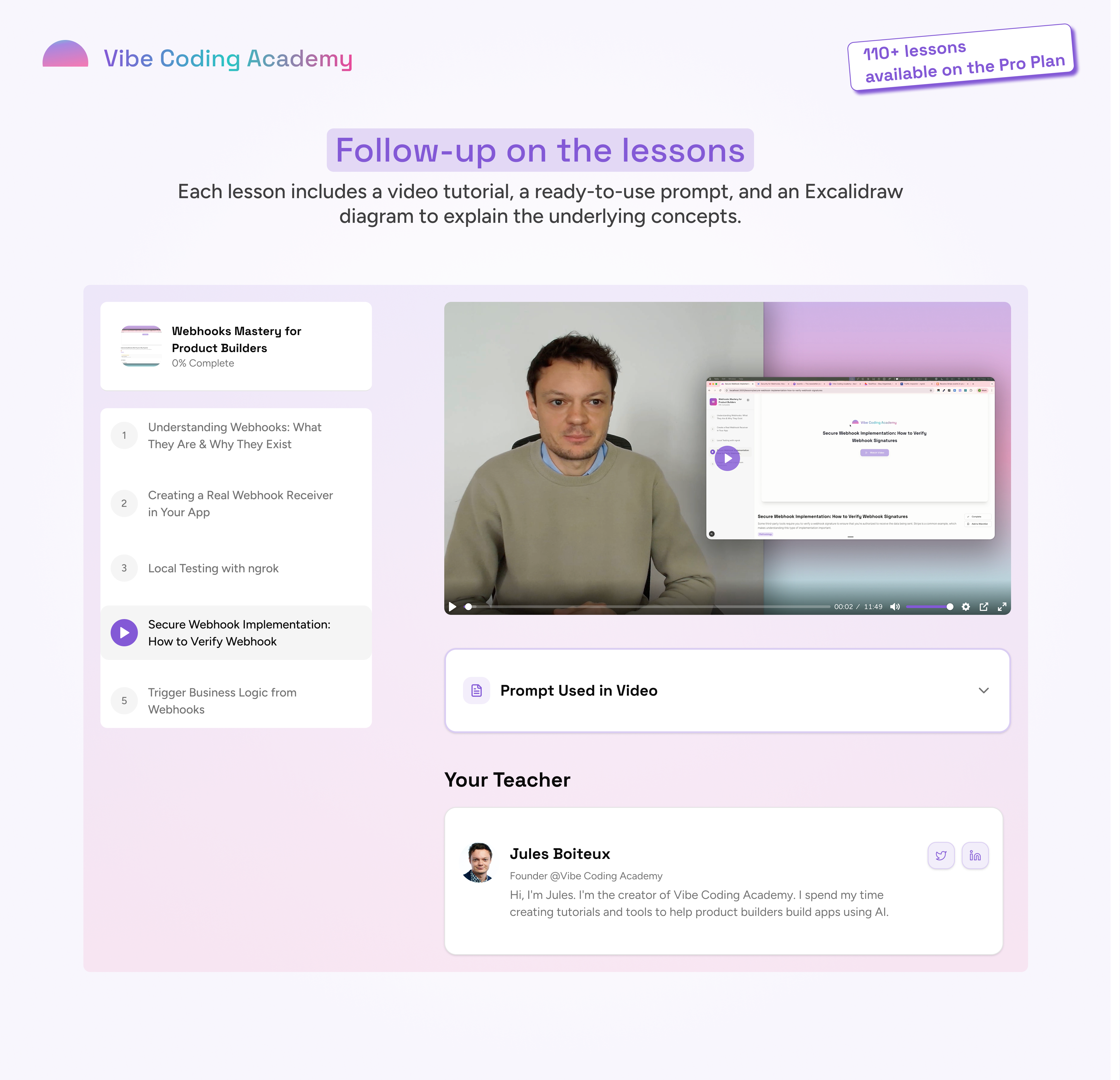 Vibe Coding Academy V2 - Screenshot 3 showing product features and functionality