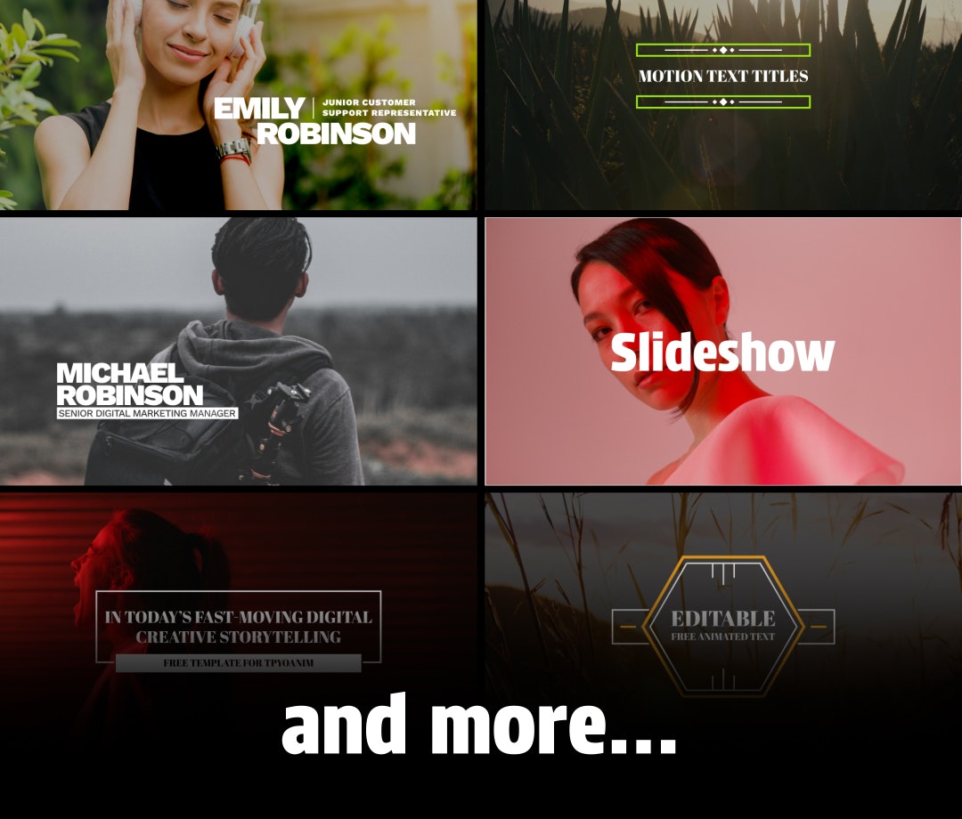 Typoanim - Screenshot 2 showing product features and functionality
