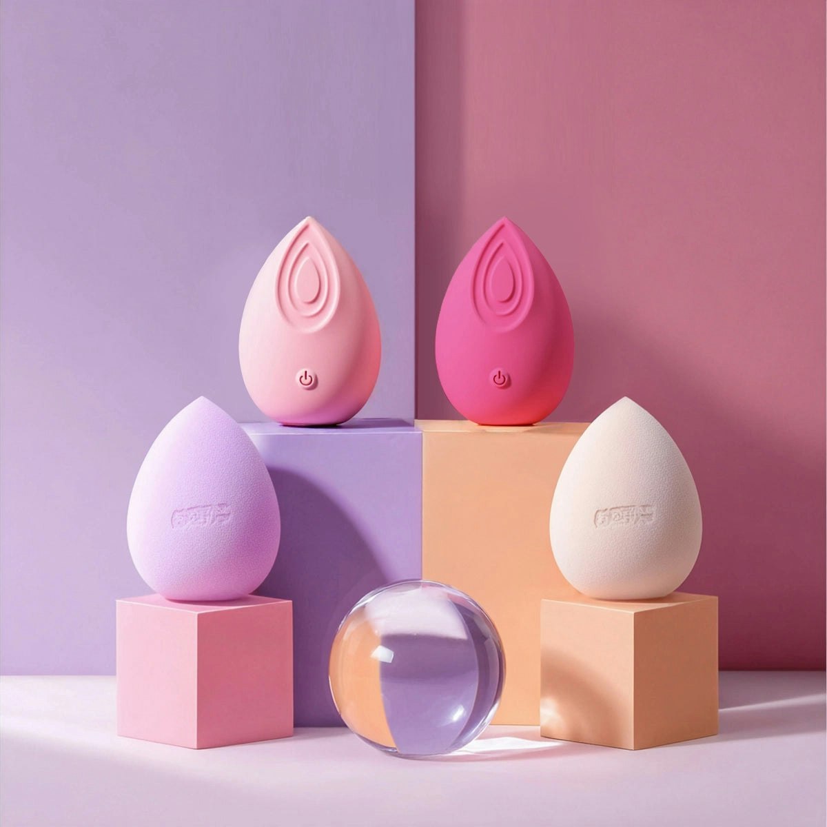 Média Vibrateur de clitoris du mélangeur de beauté bombex - Une éponge de beauté avec un secret: discret autonome repensé 1