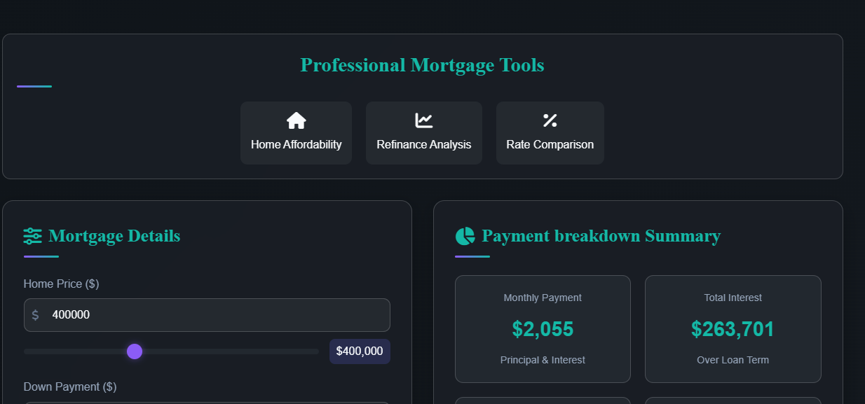 Calculator tool nation - Main product screenshot demonstrating key features and user interface