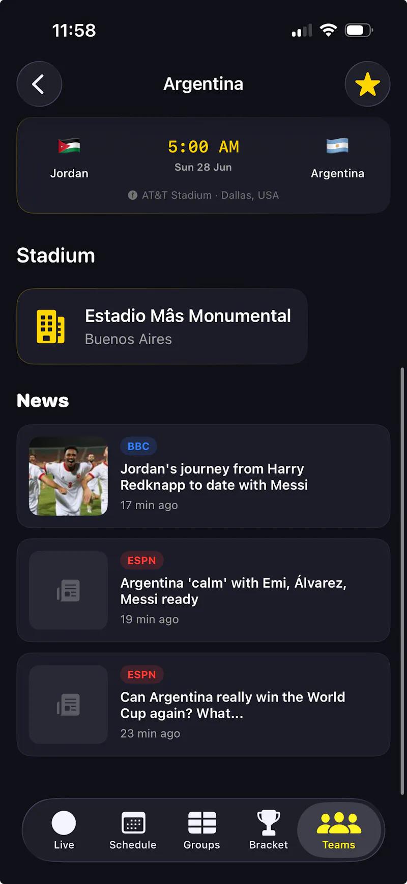 Football 2026 Live screenshot 3