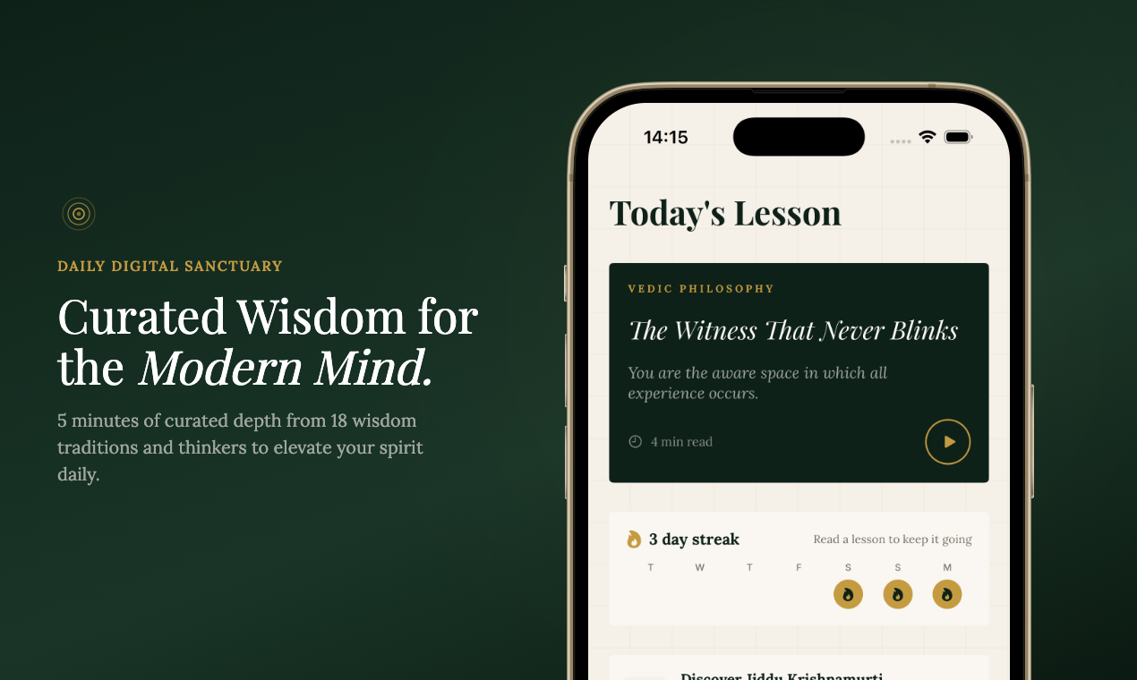 Daily Wisdom: 5-minute philosophy audio lessons to elevate your spirit | Product Hunt