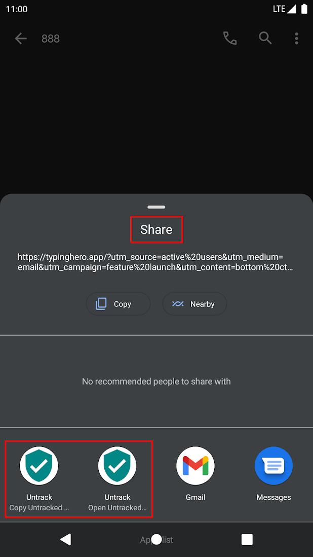Untrack 🛡️ Link Tracking Protection gallery image