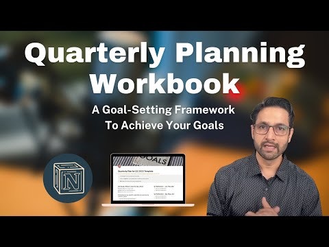 startuptile Quarterly Planning Workbook-A Notion-based goal-setting framework to plan your goals