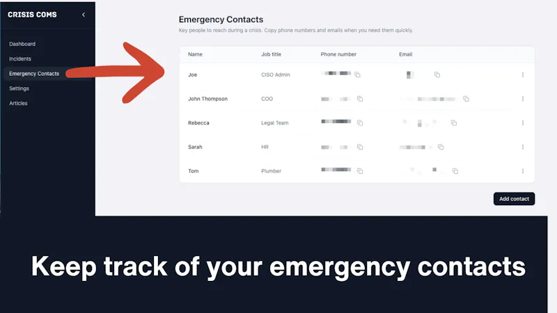 CrisisComs screenshot 6