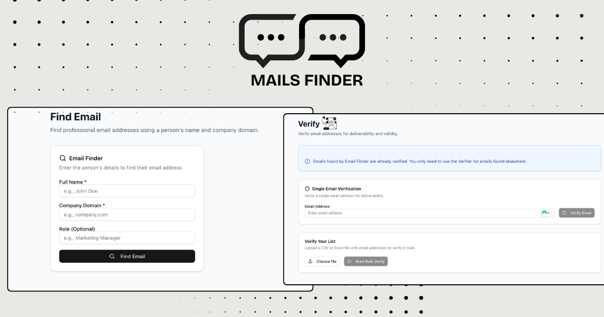 Mailsfinder - Find & Verify Emails gallery image