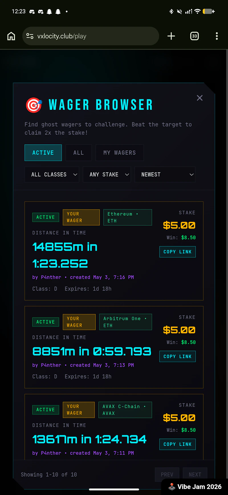 VXLocity screenshot 2