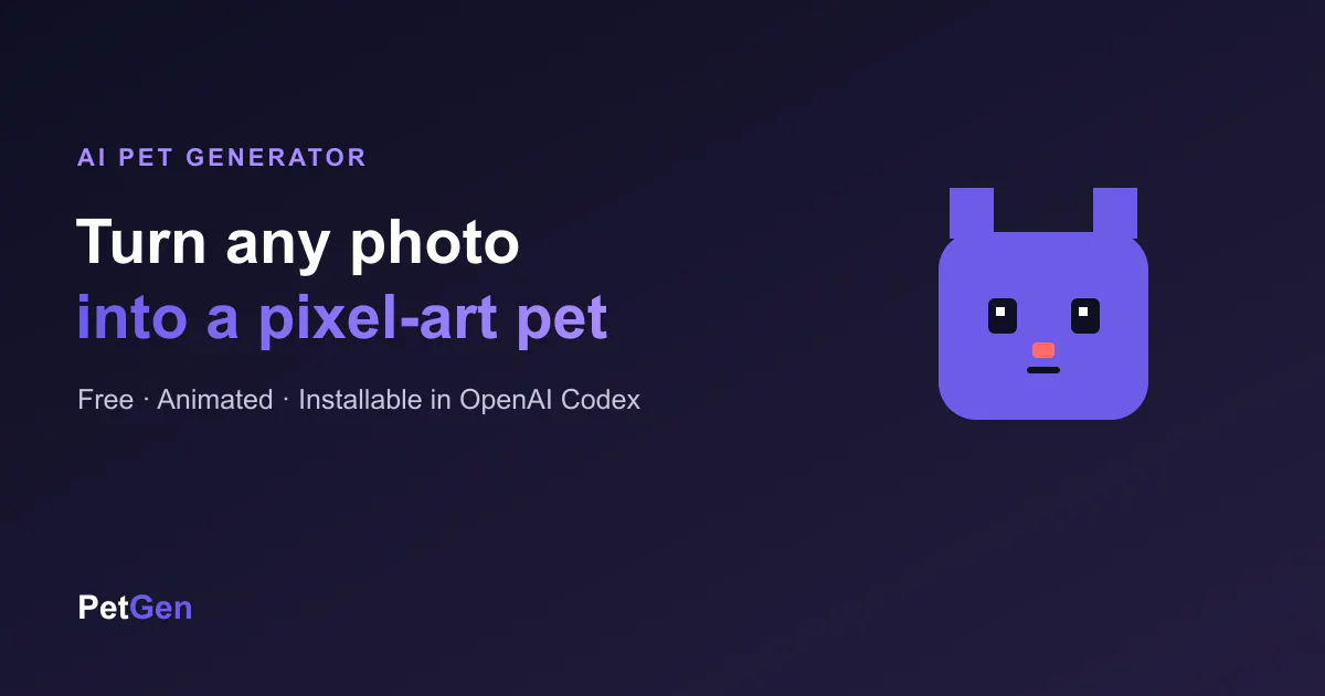 Codex Pet Generator gallery image