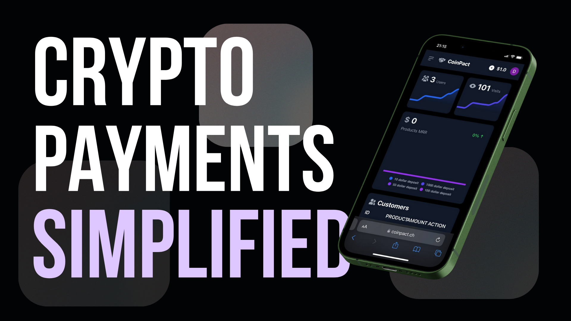 Coinpact - P2P Crypto -betalingen media 1