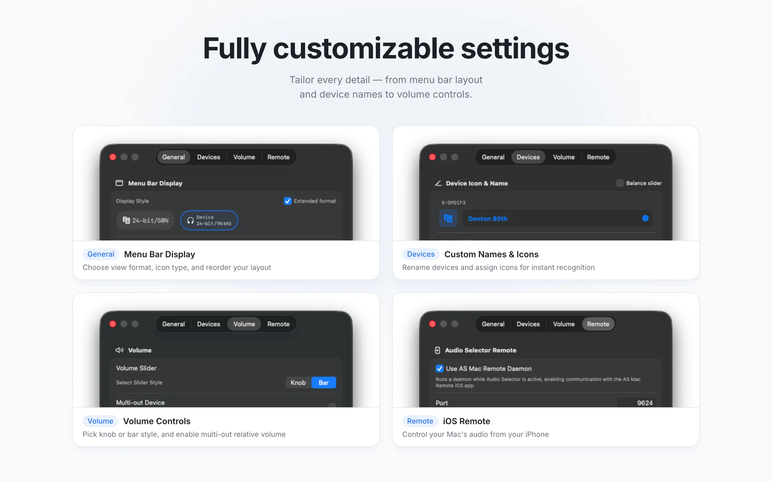 Audio Selector gallery image