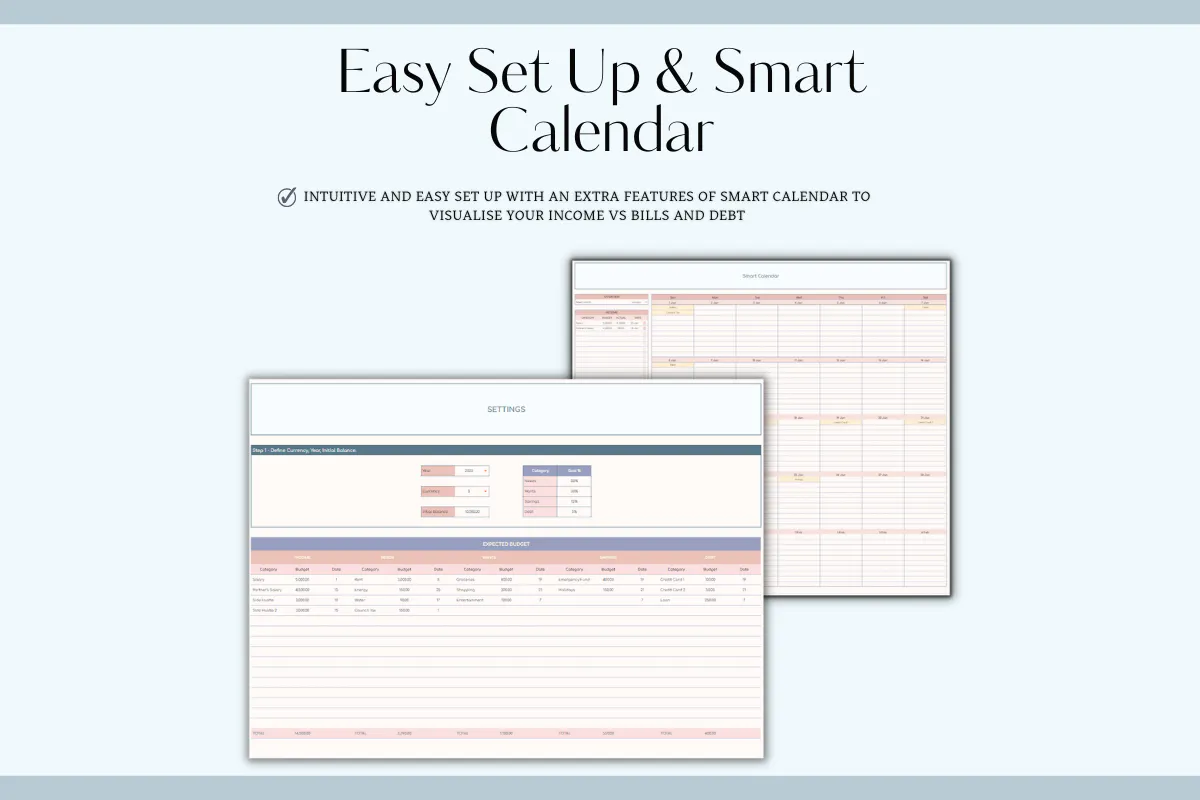 Yearly Budget Template Excel & Sheets gallery image