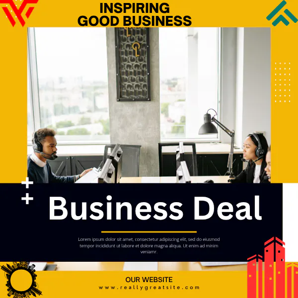 Editable Business Template 제품 배너