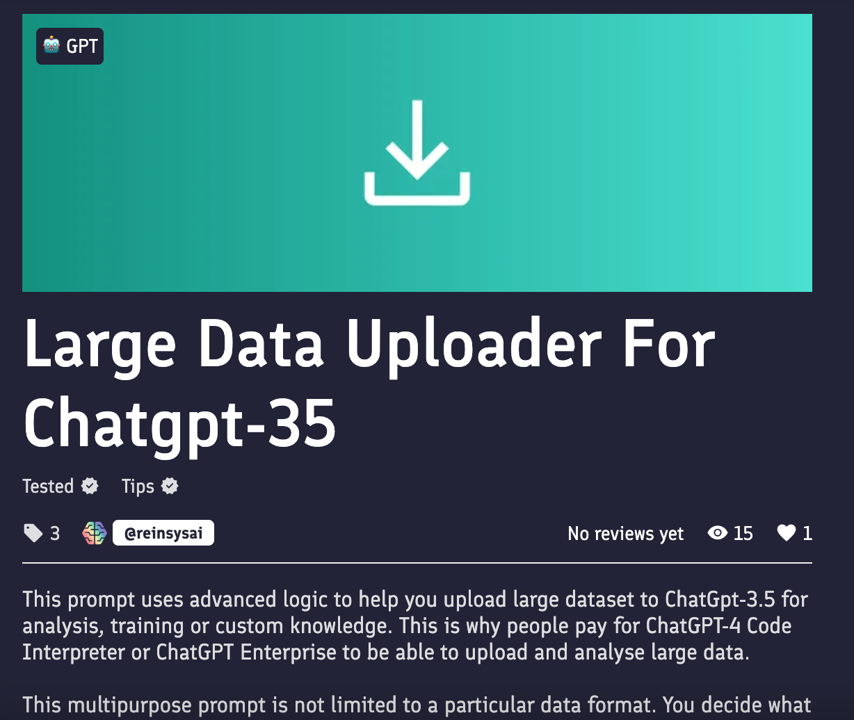 Grand téléchargeur de données pour chatppt-3.5 media 1
