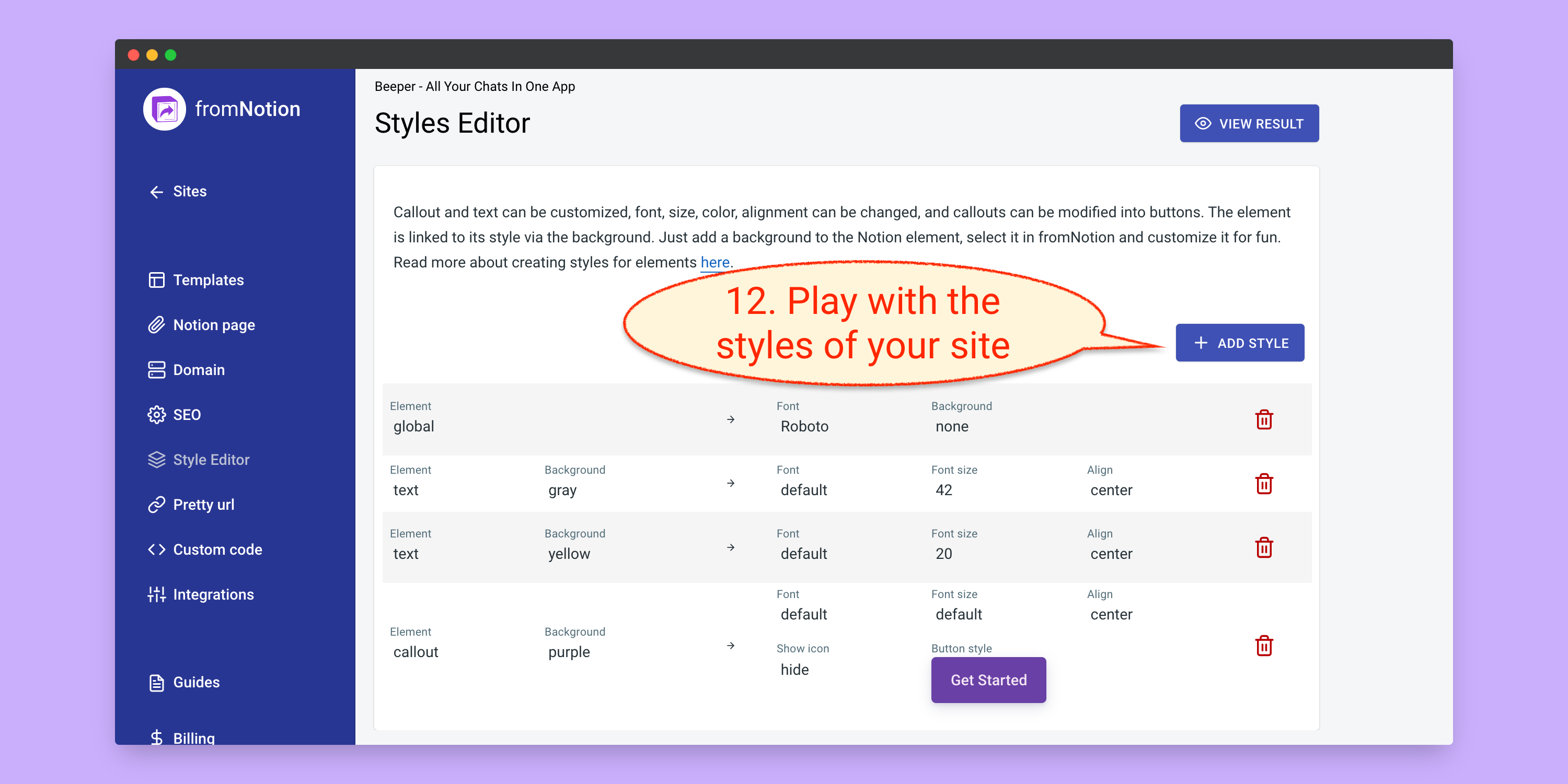 FromNotion gallery image