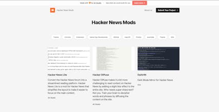HackerNews Mods gallery image