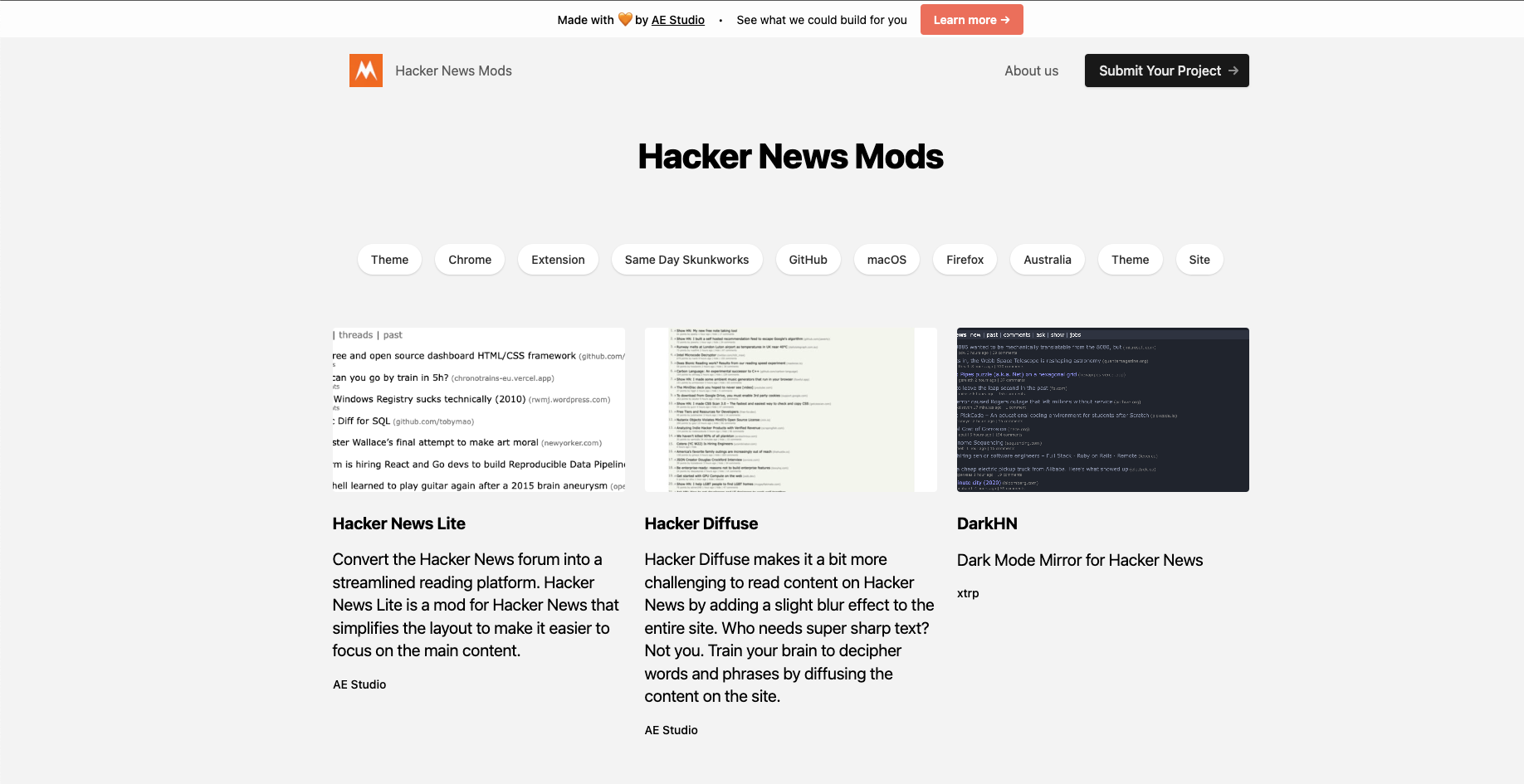 Hackernews mods - आप हैकर समाचार अनुभव को अनुकूलित करें और सुधारें मीडिया 1