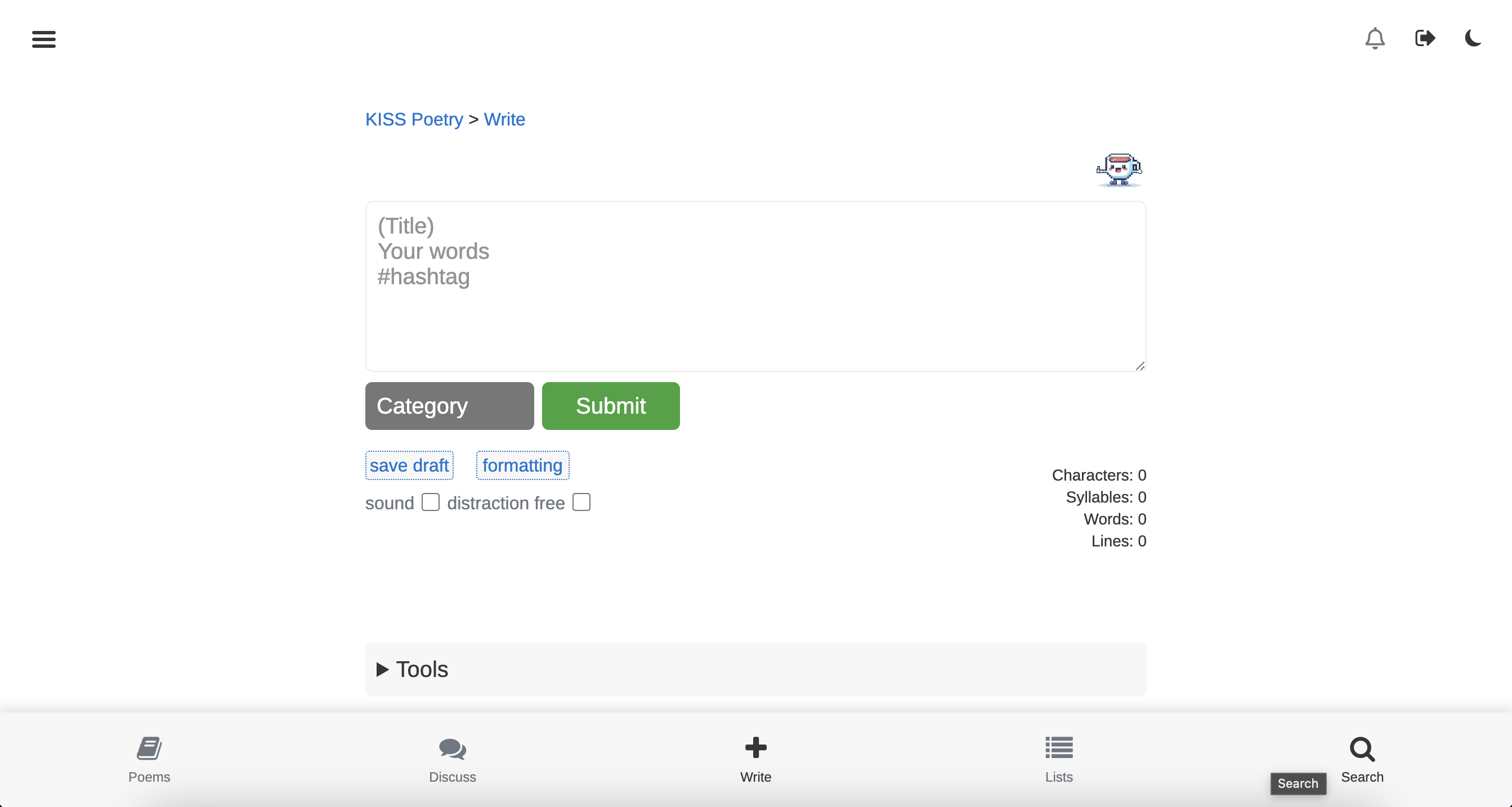 KISS Poetry gallery image