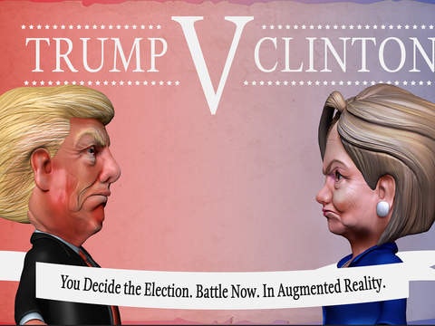 Trump VS Clinton Augmented Reality  gallery image