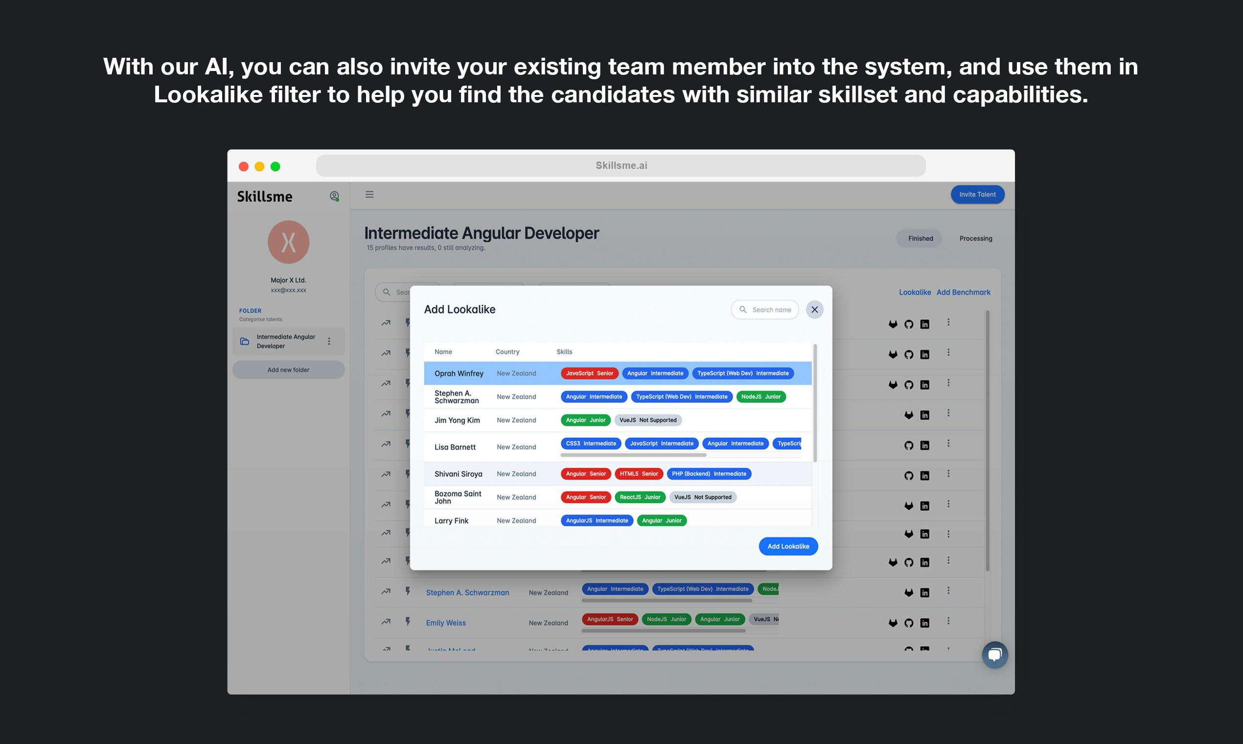 AI tech candidate screening tool 1.2 gallery image