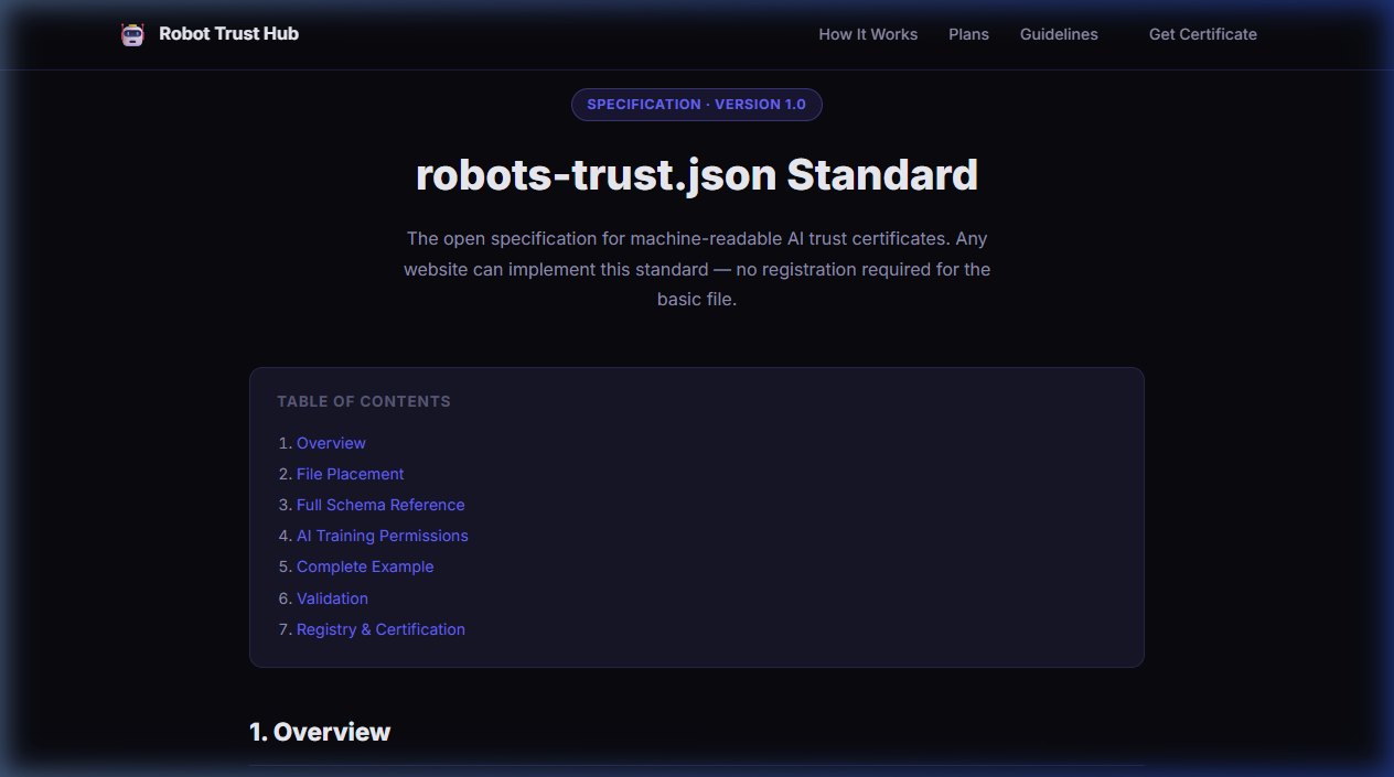 Robot Trust Hub gallery image