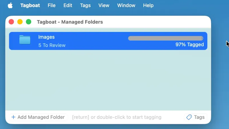 Tagboat File Tagger screenshot 1 (video preview)