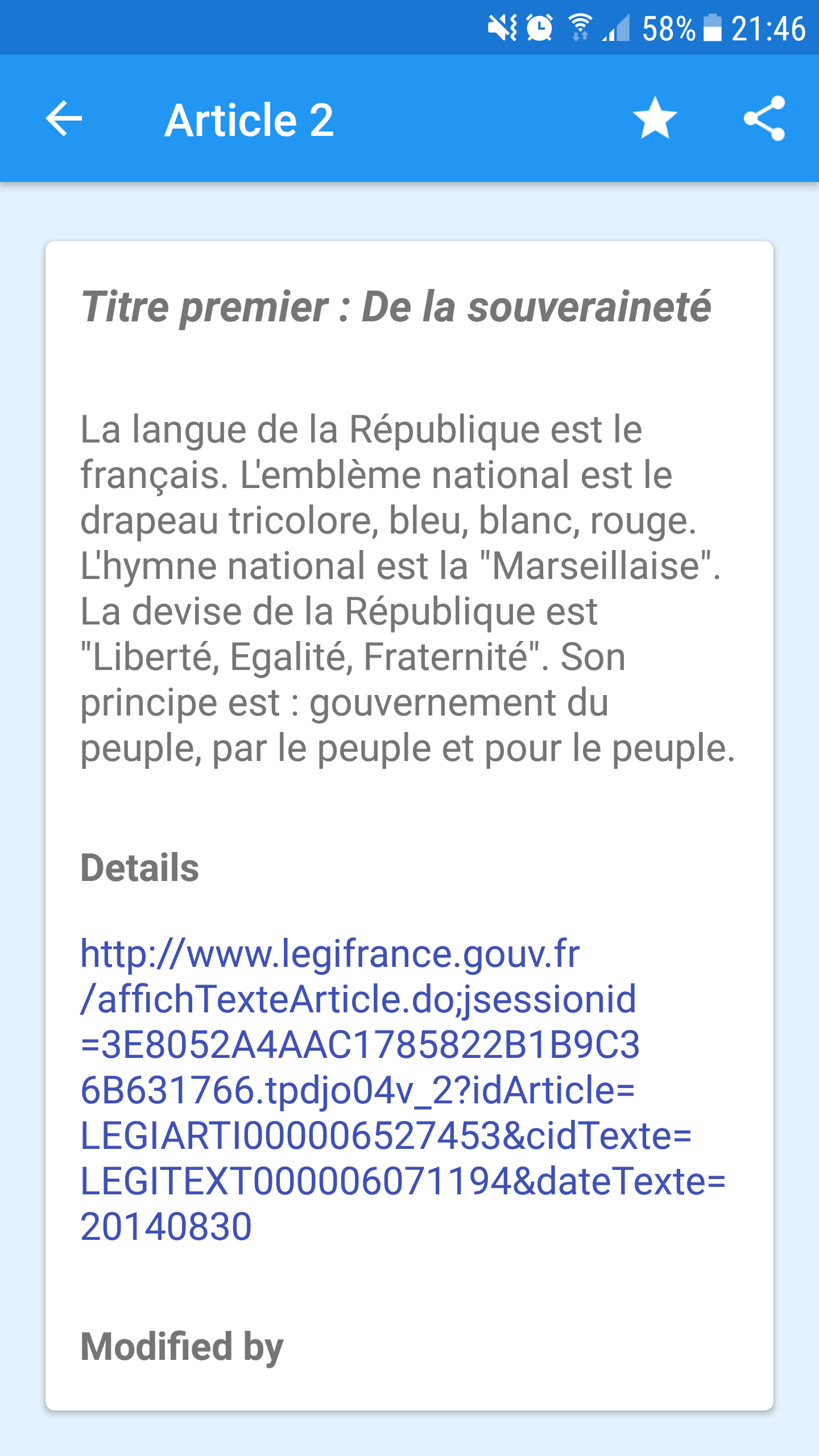 French Constitution gallery image