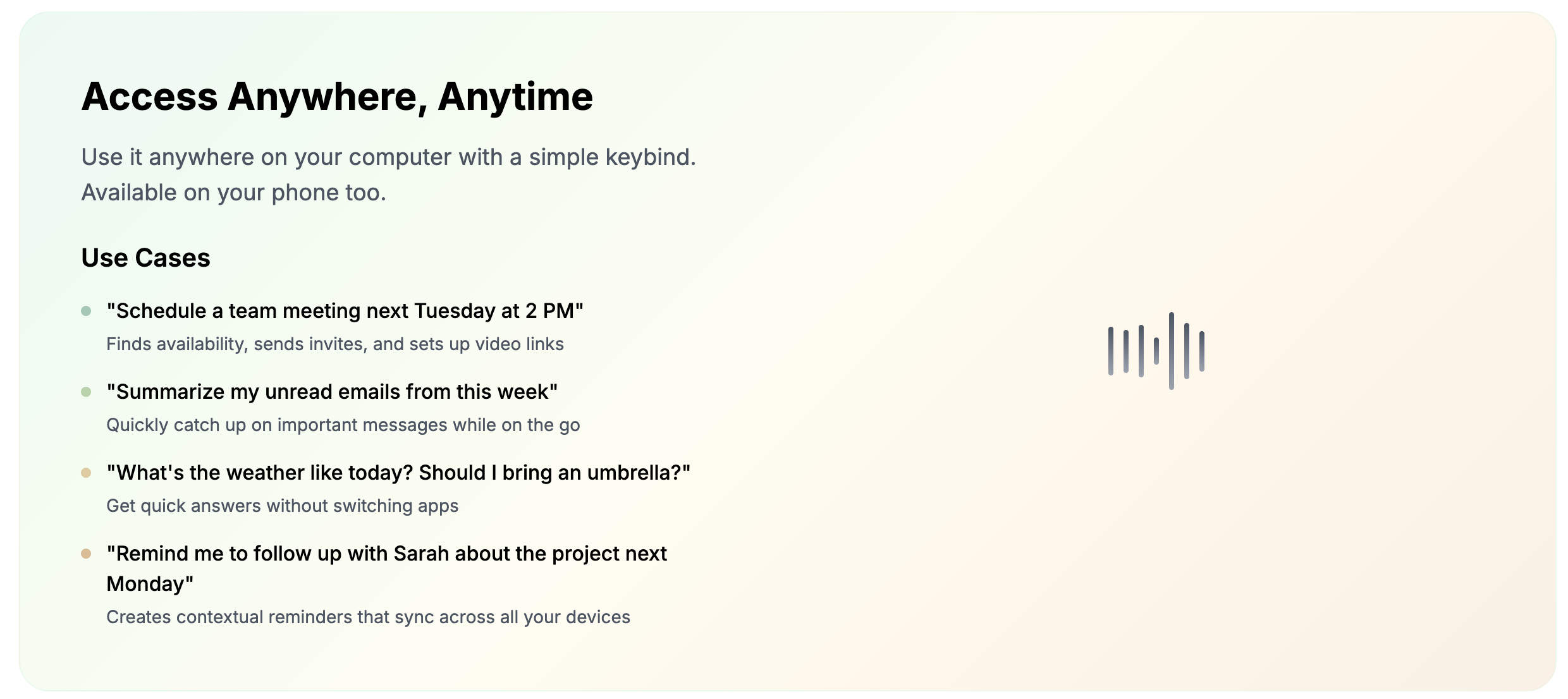 Wagoo Voice Assistant - Screenshot 3 preview