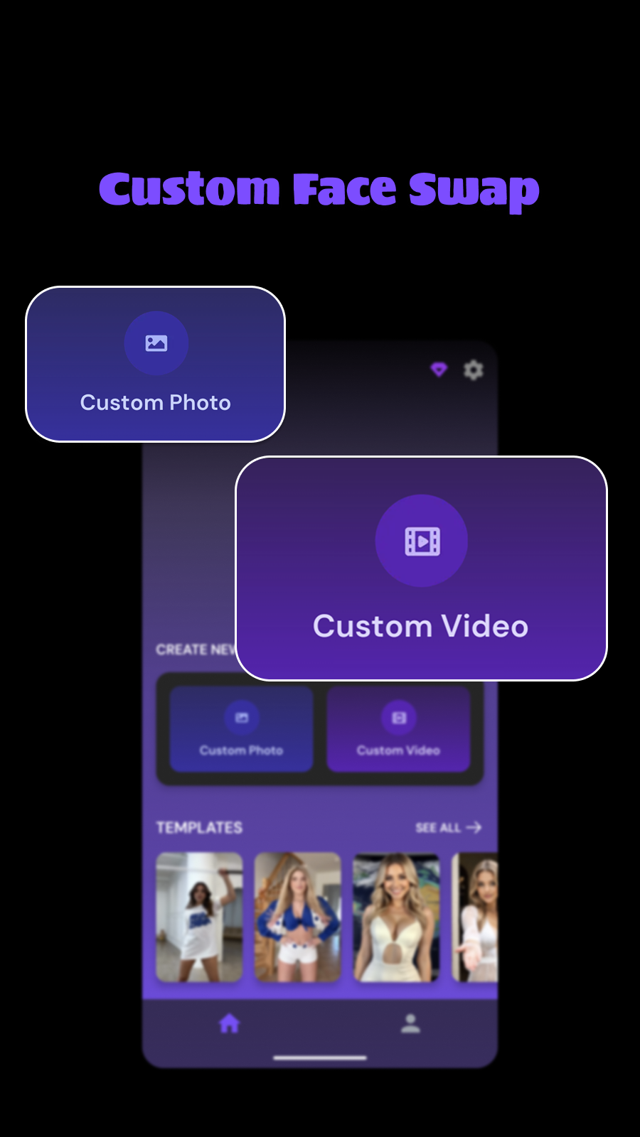 Media Faceflare - Công cụ hoán đổi mặt AI - Công cụ hoán đổi mặt AI cho Android, được xử lý cục bộ. 3