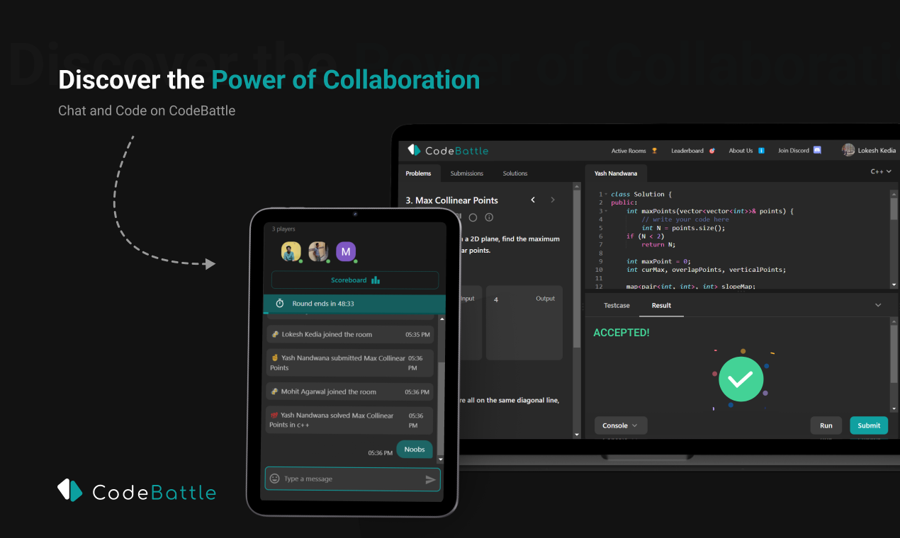 وسائط Codebattle - منصة الترميز التعاونية حقًا للجنرال التالي 2